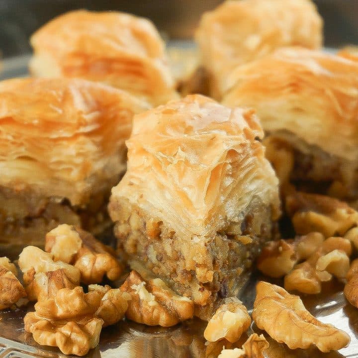 Baklava aux noix